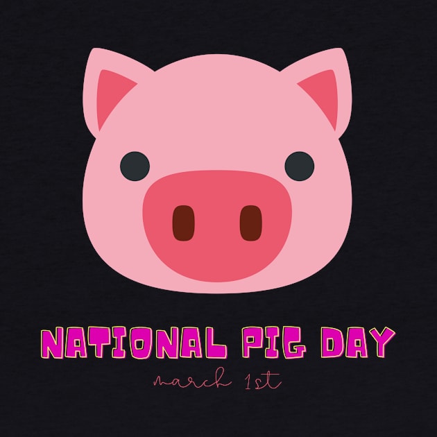 National Pig Day (March 1st) by nathalieaynie